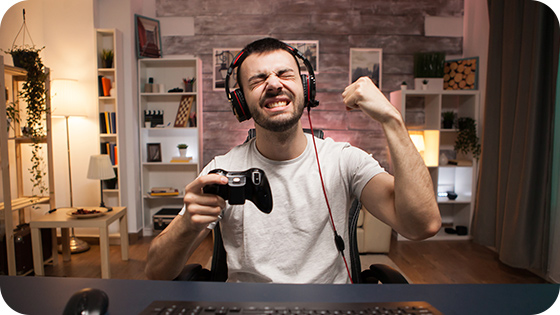 Games e streaming na palma da sua mão!